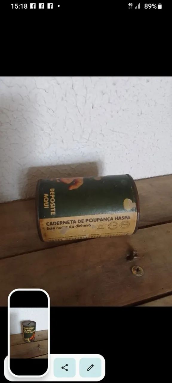 Lata cofre para poupança  - Foto 2