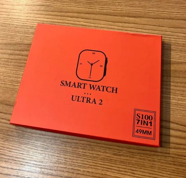 Kit S100 Ultra 2 Smartwatch Relógio Inteligente 7 in 1 Pulseiras - Foto 2