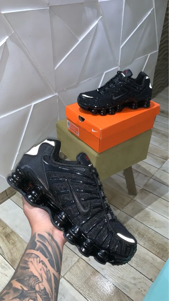 Nike Shox Preto - Novo e Original 43