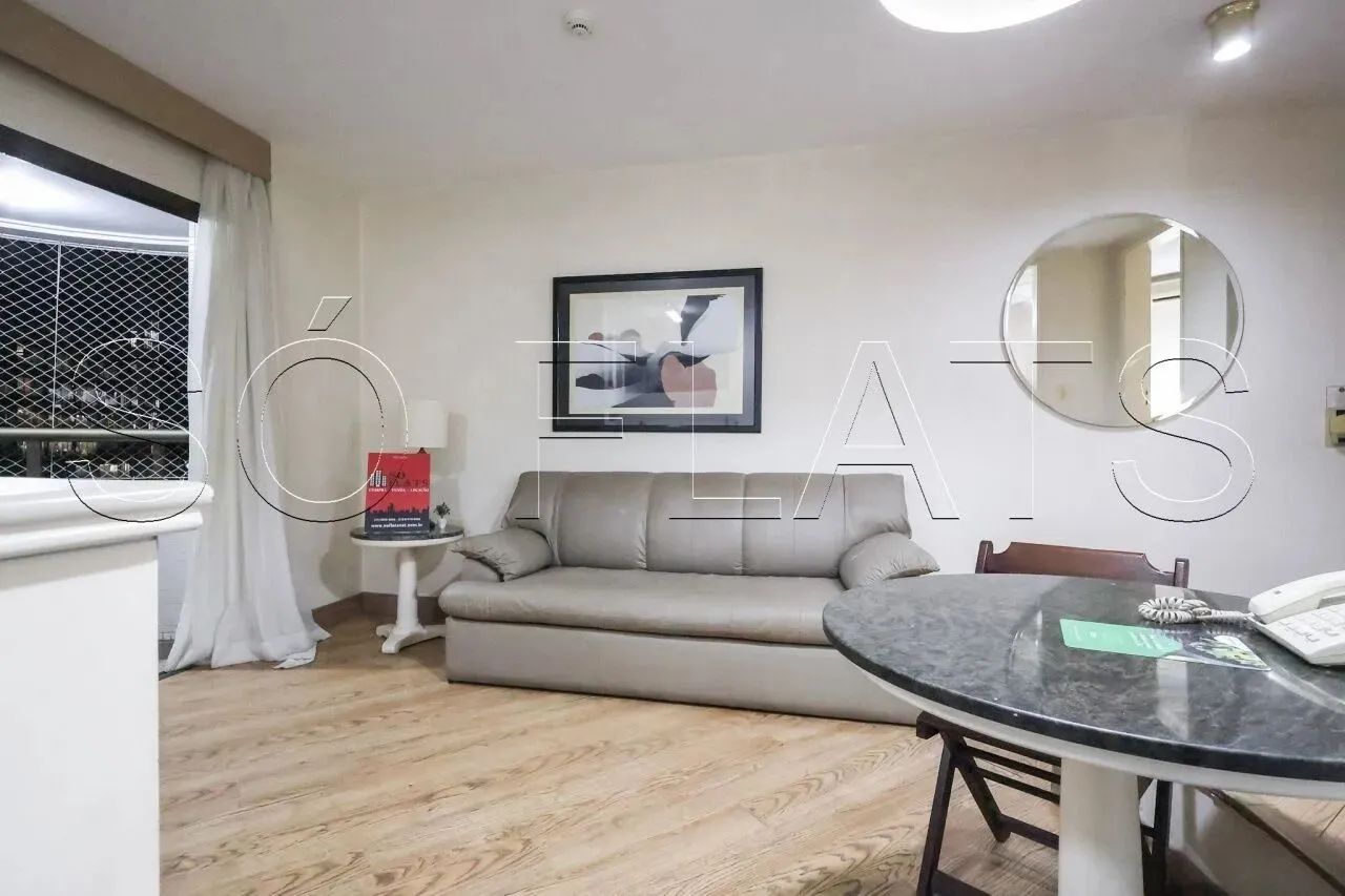 Apto no Paulista Wall Street disponível para locação com 49m², 1 dormitório e 1 vaga nos J - Foto 3