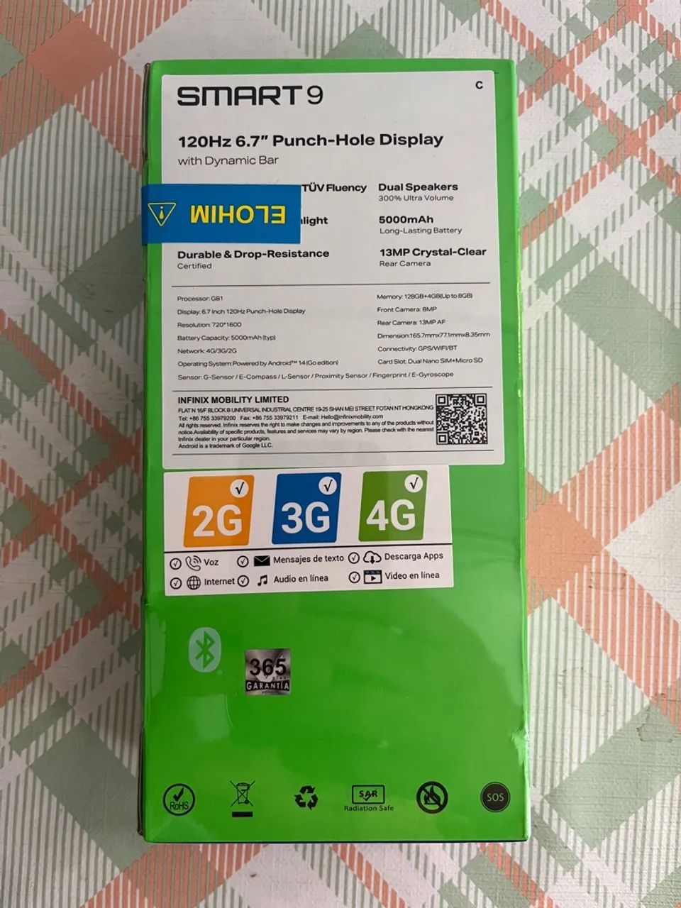 Smartphone Infinix Smart 9 128gb 4gb Ram câmera 13mpx Selfie 8mpx Lacrado 680,00 - Foto 2