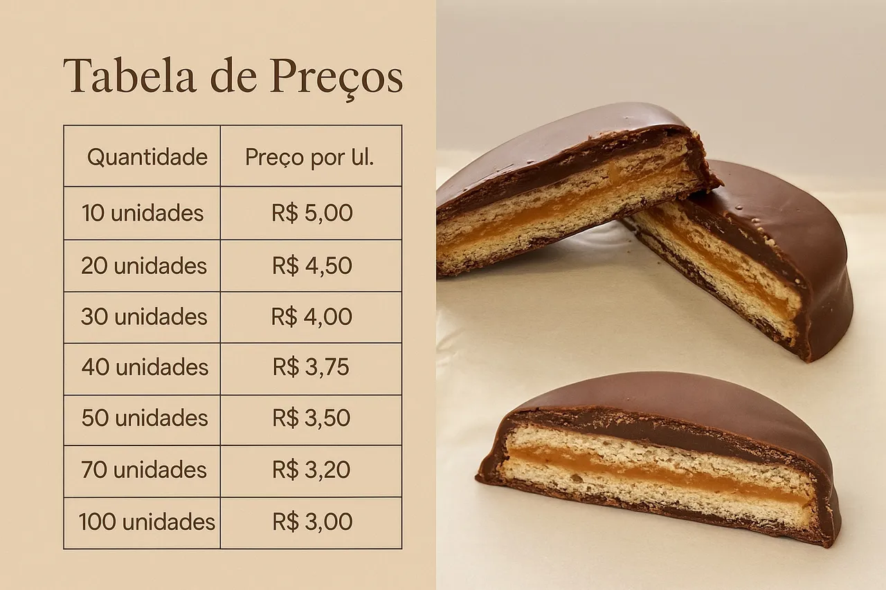 Alfajor para Aniversário / Doce / Sobremesa
