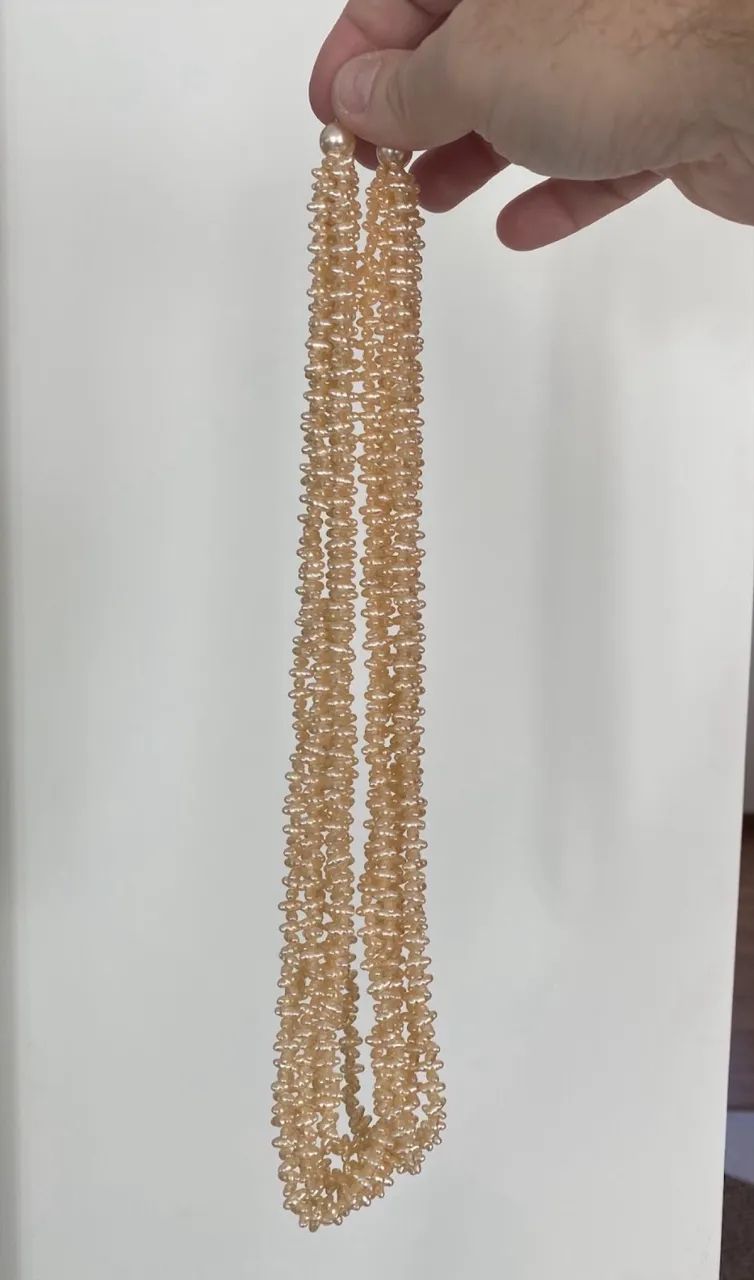 Cordão em pedras tipo arroz - Foto 4
