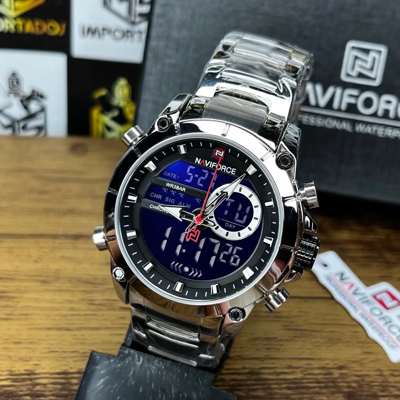 Relógio Naviforce Analógico e Digital