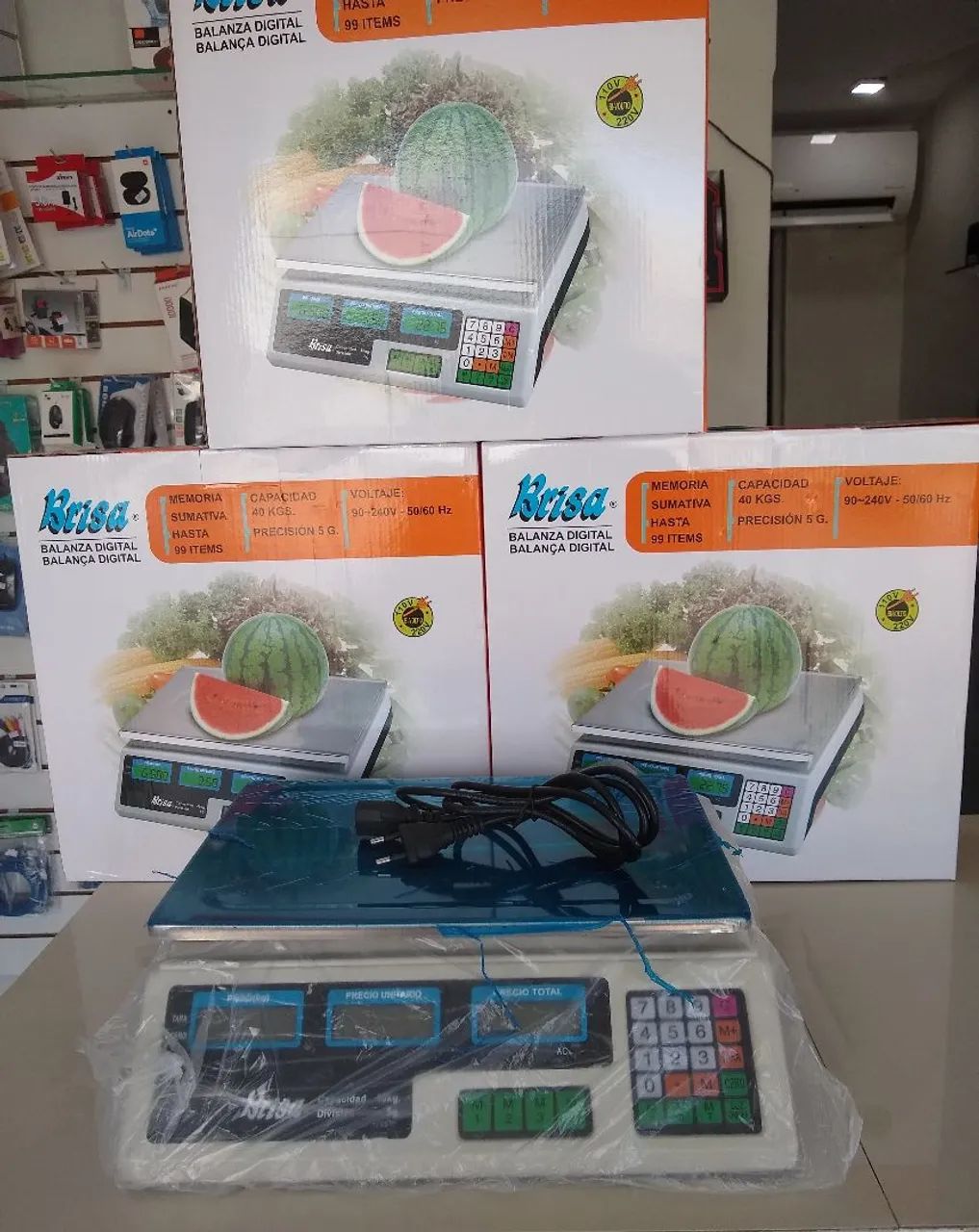 Balança Digital Comercial Brisa 40kg - Novas com garantia de 6 meses 