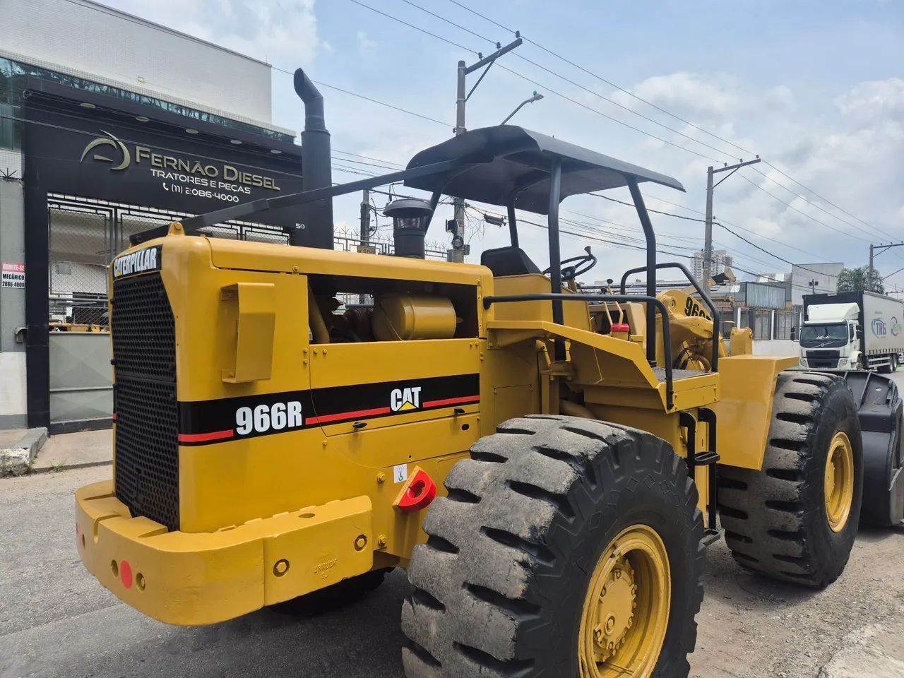 Pa Carregadeira Caterpillar 966R, ano 1992 - Foto 4