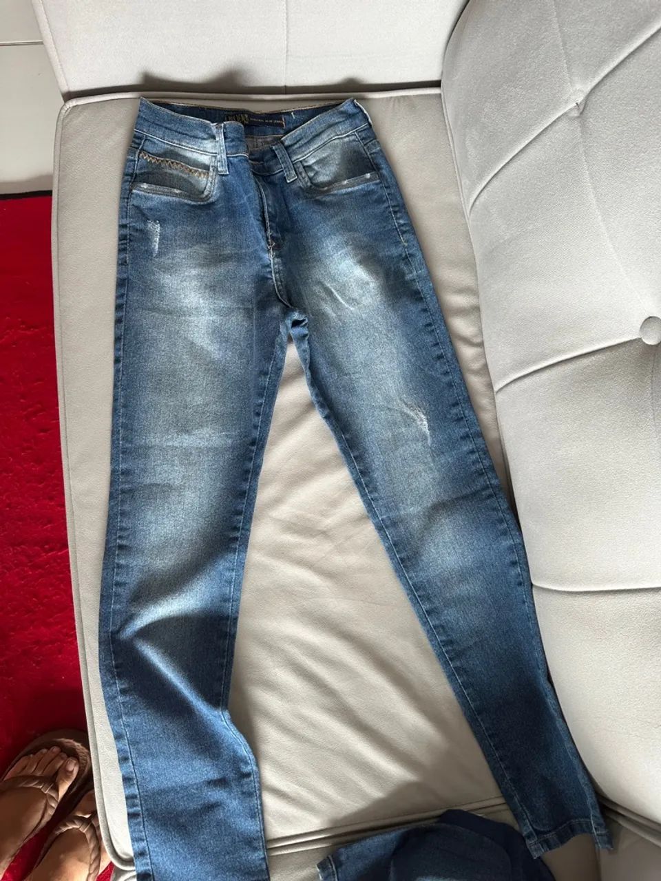 Calças jeans infantil - R$30,00 - Foto 2