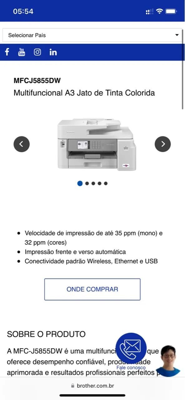 Impressora A3 Brother - Excelente Estado - Foto 2