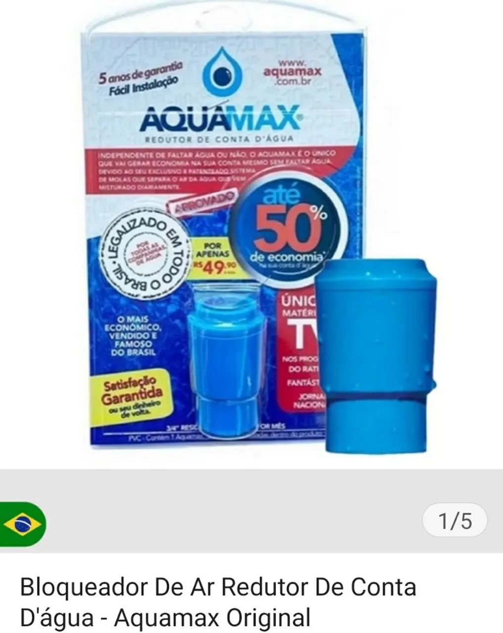 Aquamax Redutor de Conta D'água - Economia Garantida! - Foto 2