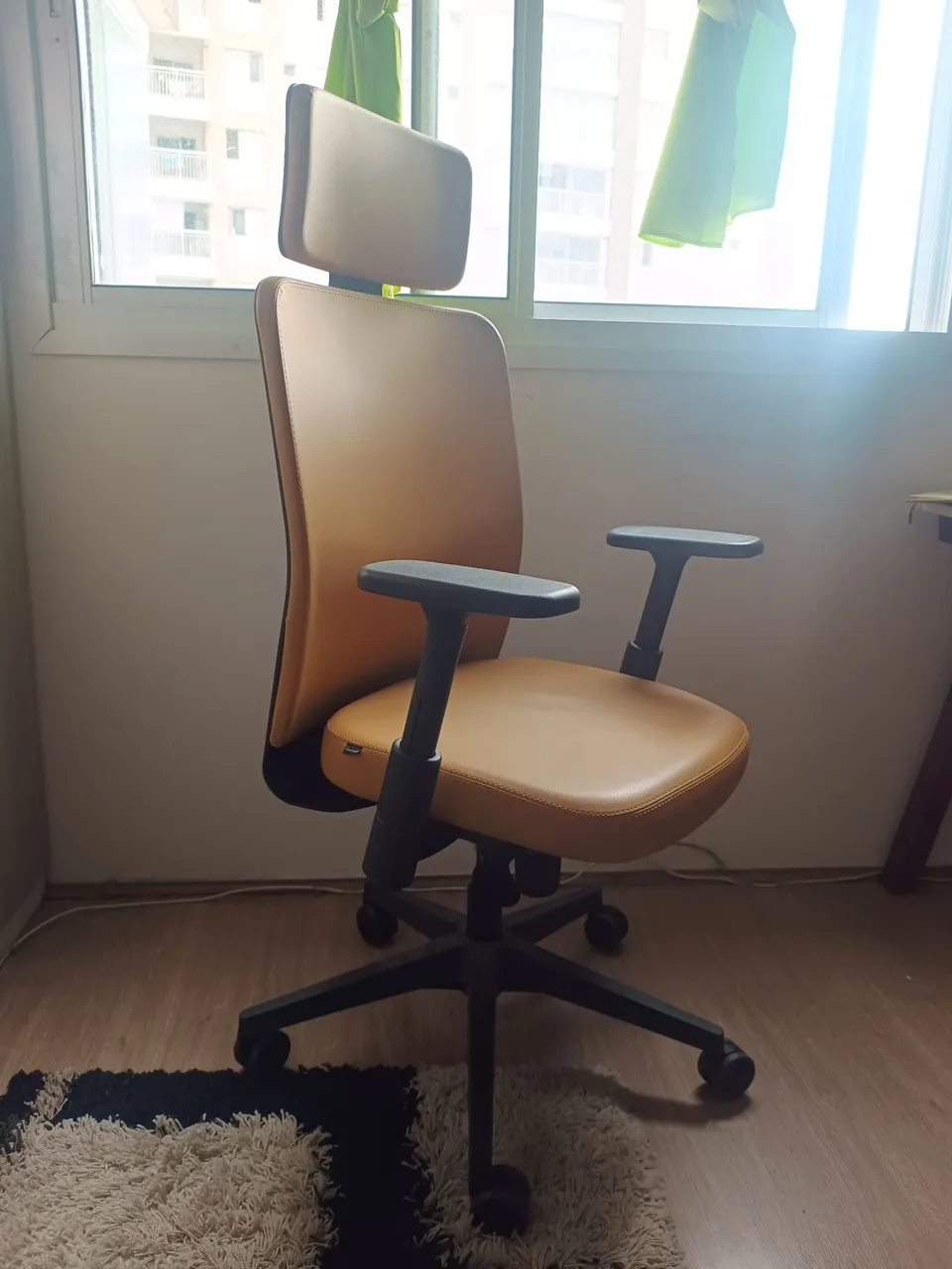 Cadeira de Escritório Giratória Flexform Tecton Golden Unique