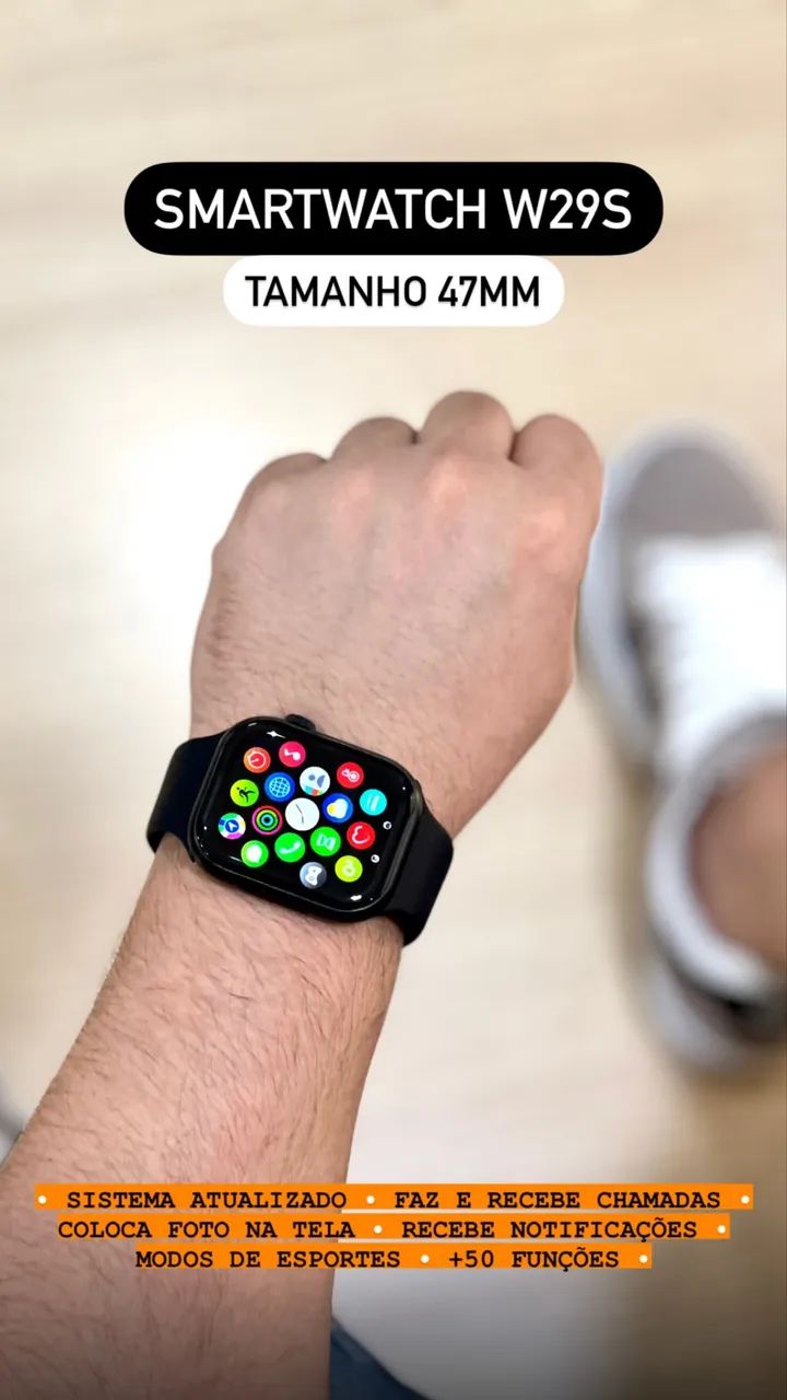 Smartwatch w29s- resiste a água, com chatGPT. - Foto 2