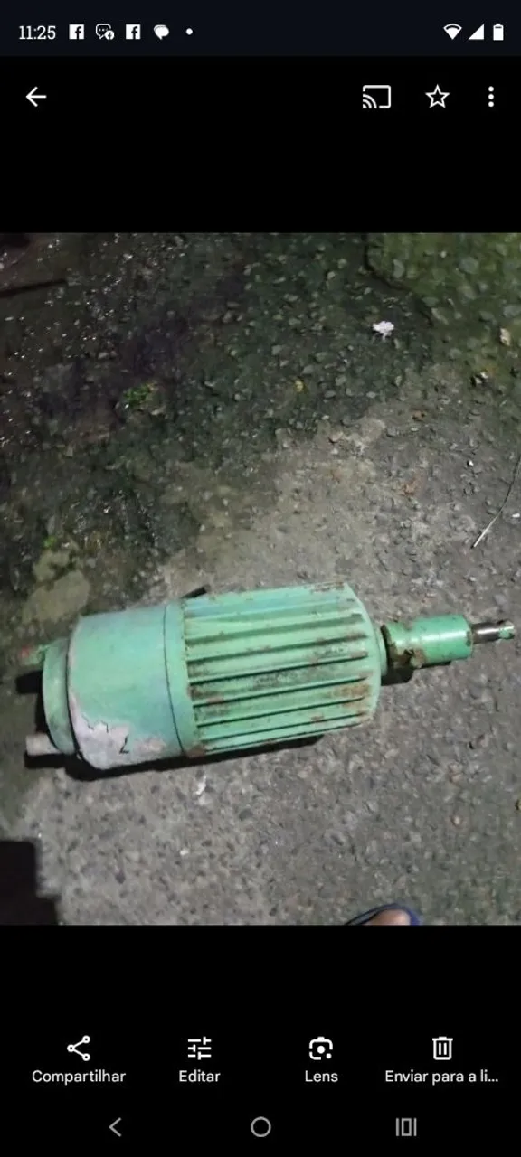Motor Elétrico Industrial Verde Usado