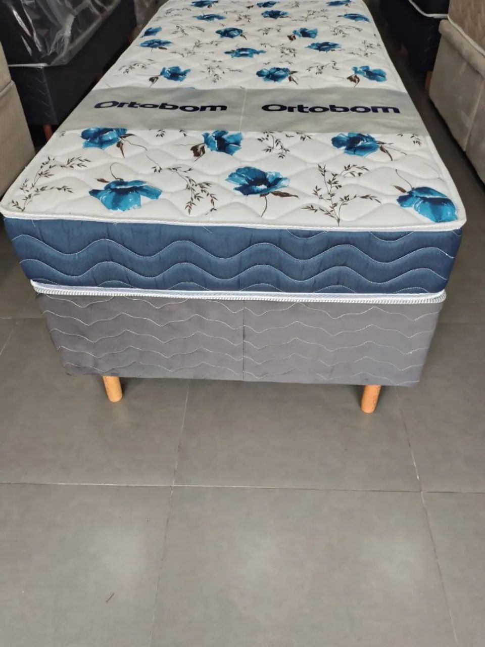 BASE MAIS COLCHÃO ORTOBOM COM ENTREGA IMEDIATA - Foto 2