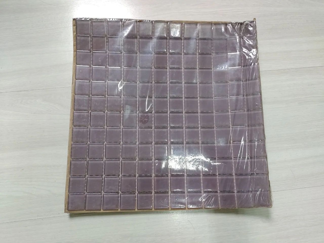 Pastilhas de Vidro Lilás para Revestimento