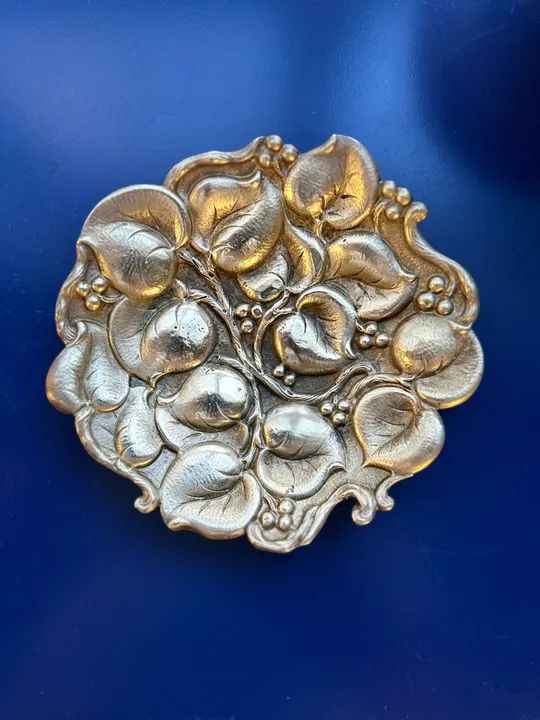 Cinzeiro em bronze maciço- Art Nouveau - Foto 5