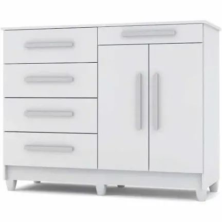 Cômoda Solteiro 4 Gavetas 