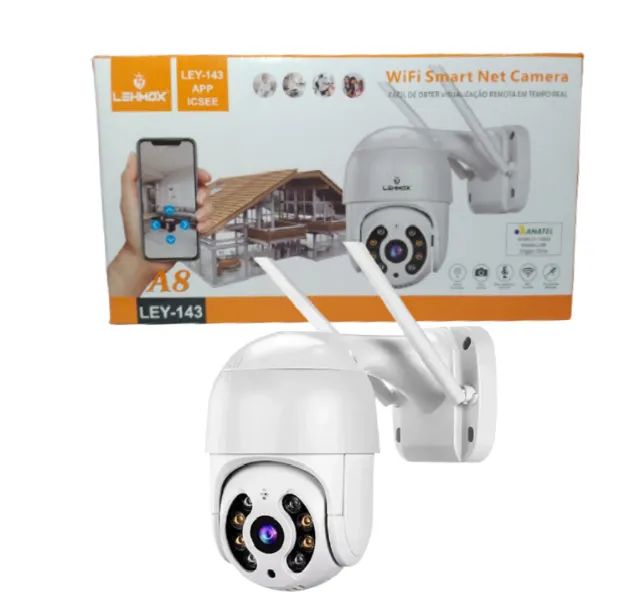 Câmera Ip Externa Wifi Dome Infra Prova D'água IP66 - Foto 5