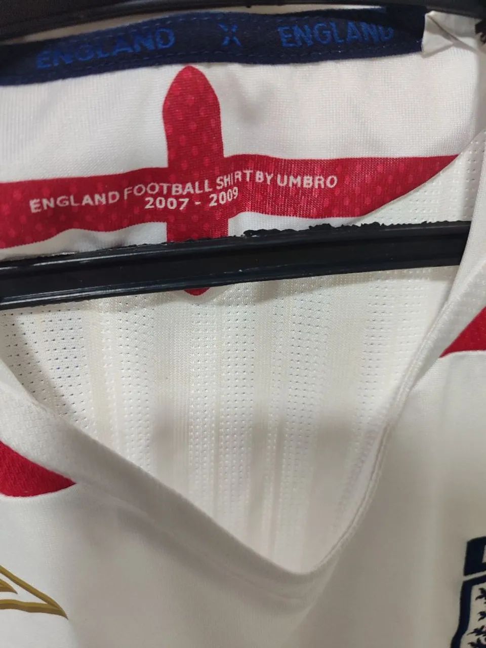 Camisa Inglaterra Original da época.  - Foto 4