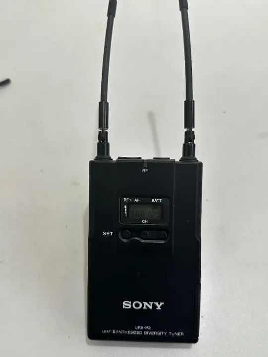 Microfone De Lapela Sem Fio Sony Utx-b2 Urx-p2 (Usado) - Foto 2