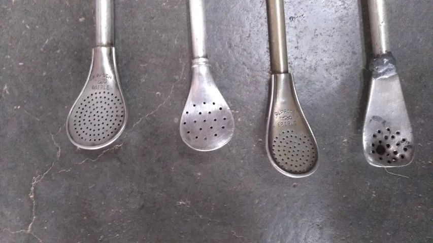 Bombas Antigas de Alpaca Abramo Eberle e Sem Marca - Foto 4