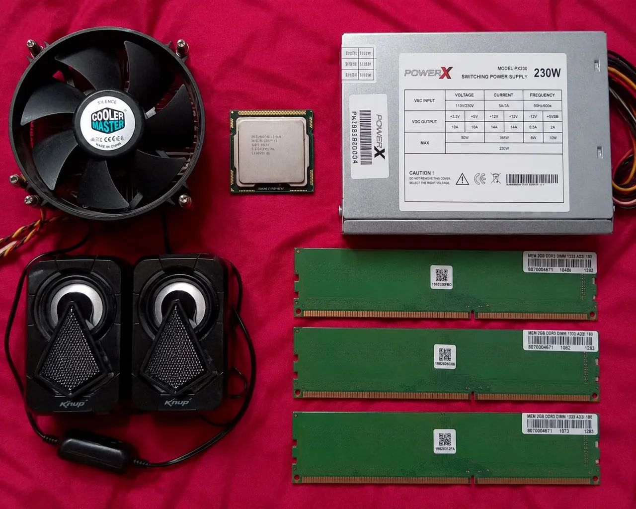 Kit de Peças para PC Funcionando
