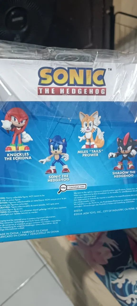 Metal Figure Sonic Lacrado - JADA - Foto 3