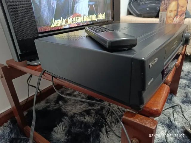 Vídeo cassete Sharp 1494b com controle - Foto 3