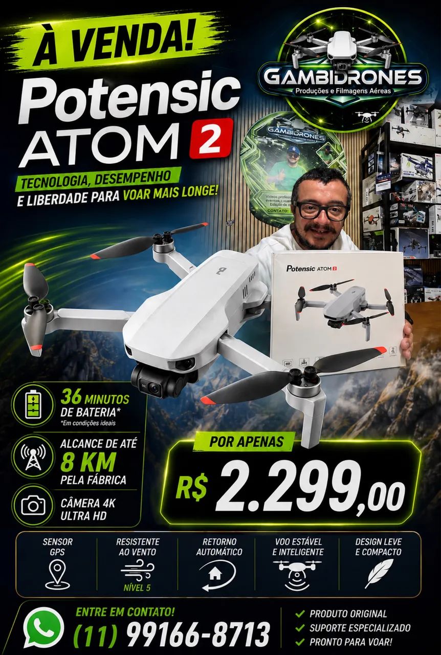 Drone atom Potensic 2