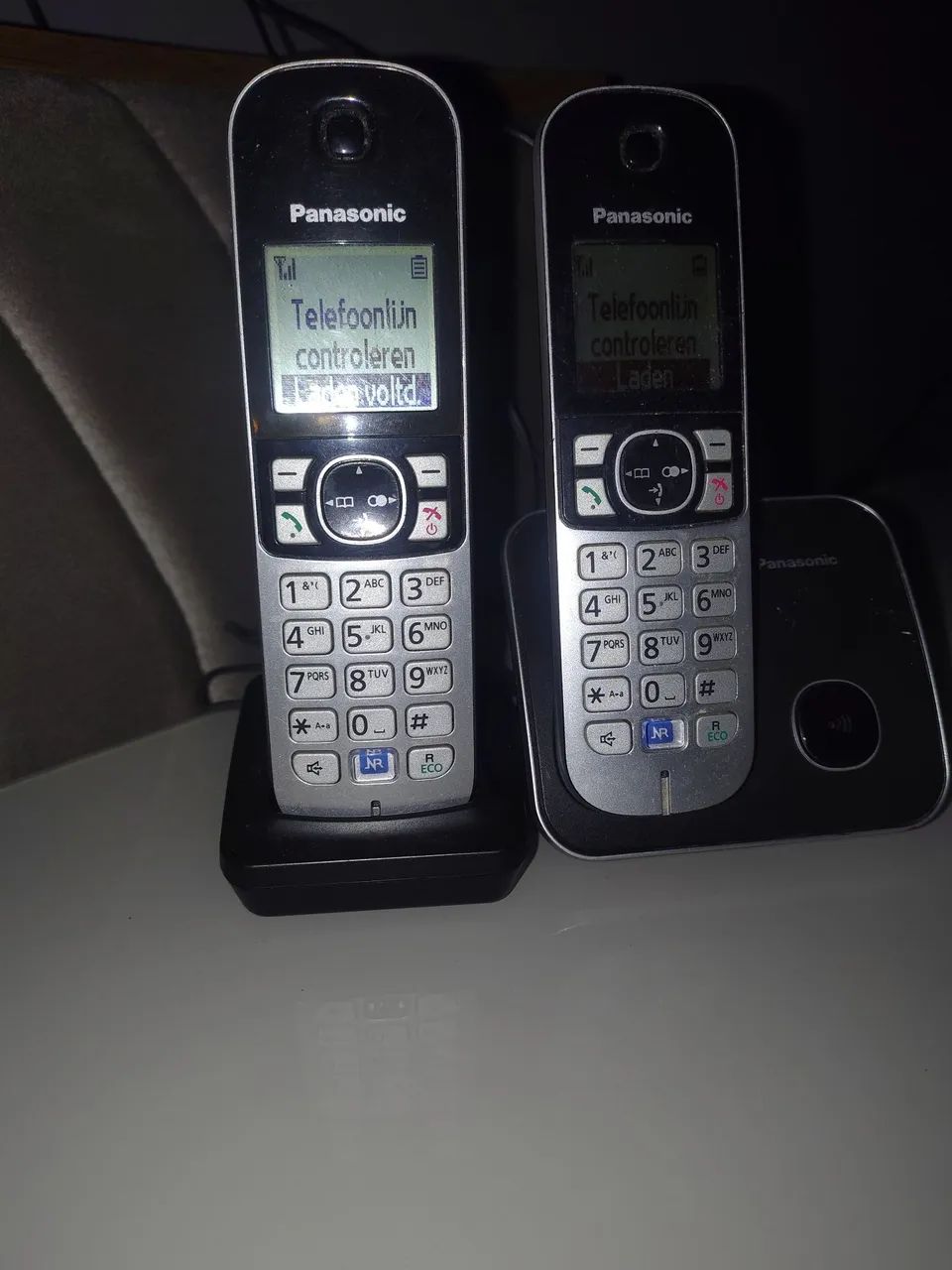 telefone fixo sem fio da Panasonic kit 2 - Foto 2