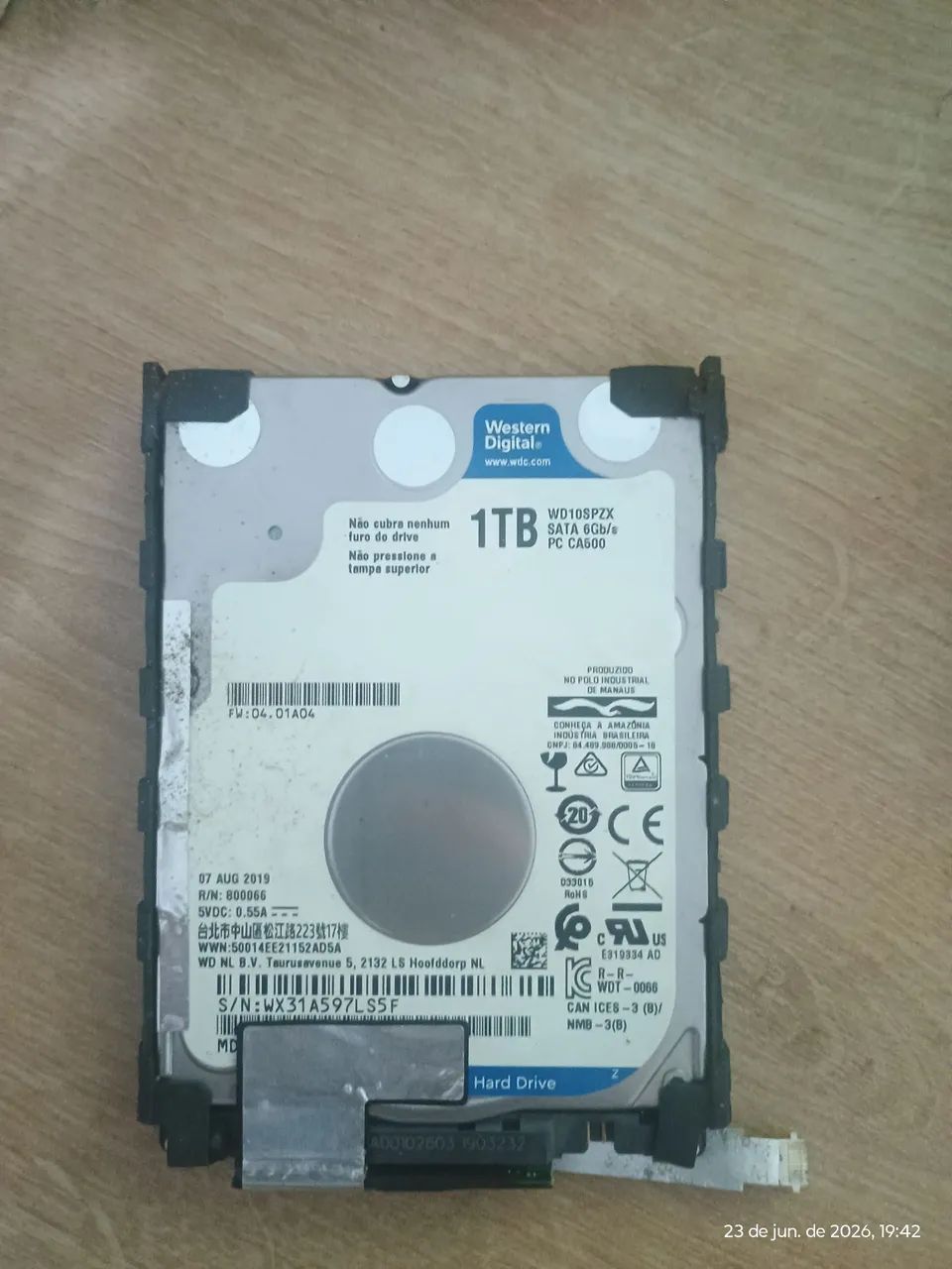 HD 1TB Western Digital