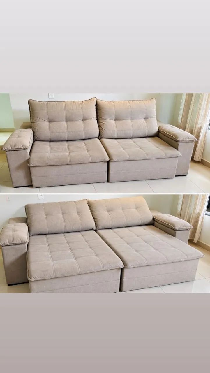 Vendo sofá Retrátil e reclinável 2.30mt