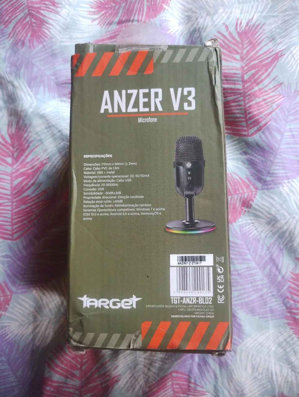 Microfone gamer 