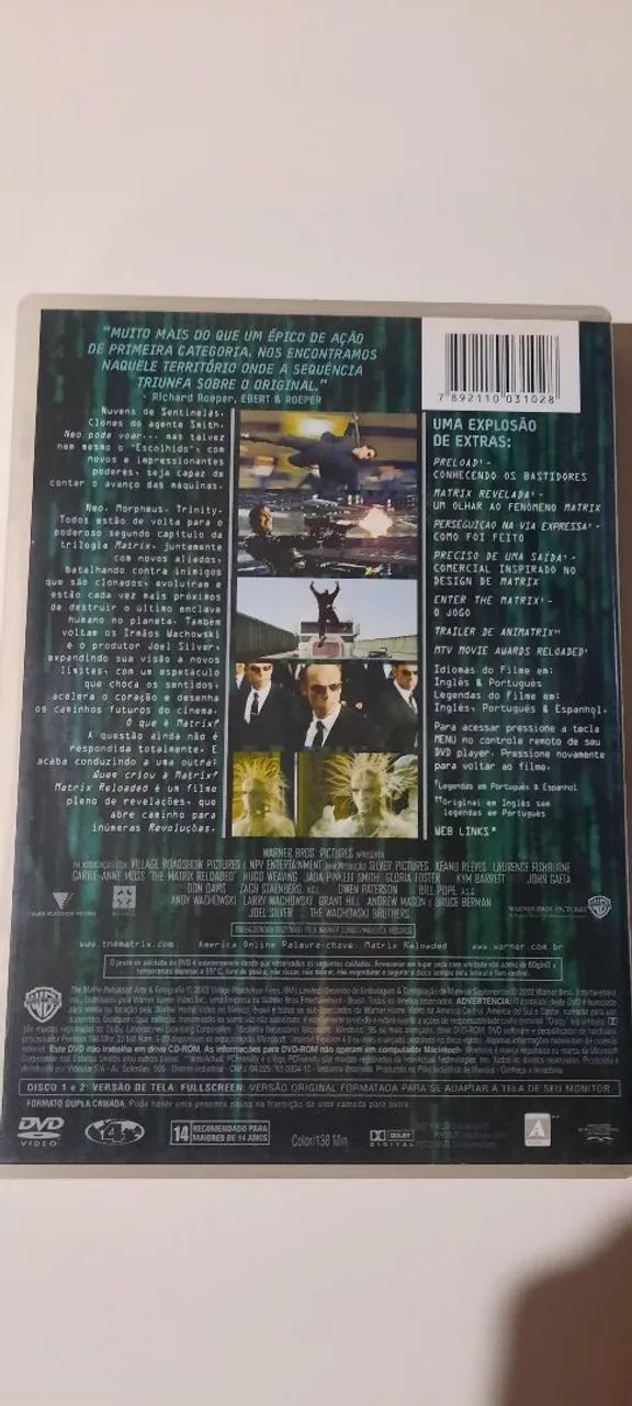 DVD FILME MATRIX  - Foto 2