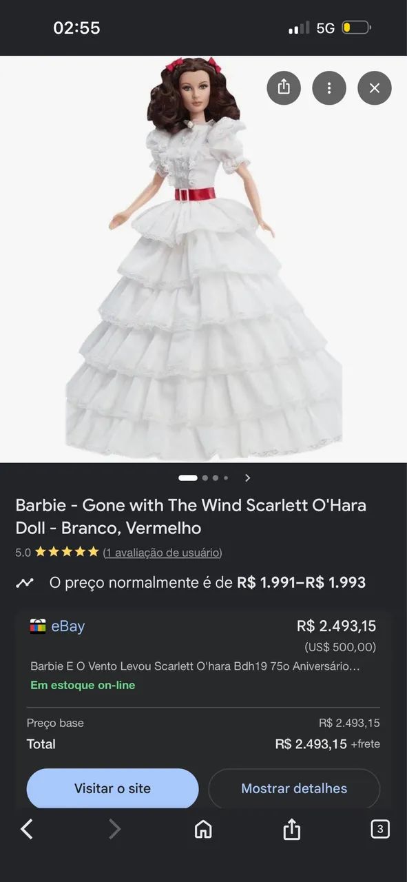 Barbie Scarlett O?hara - Foto 2