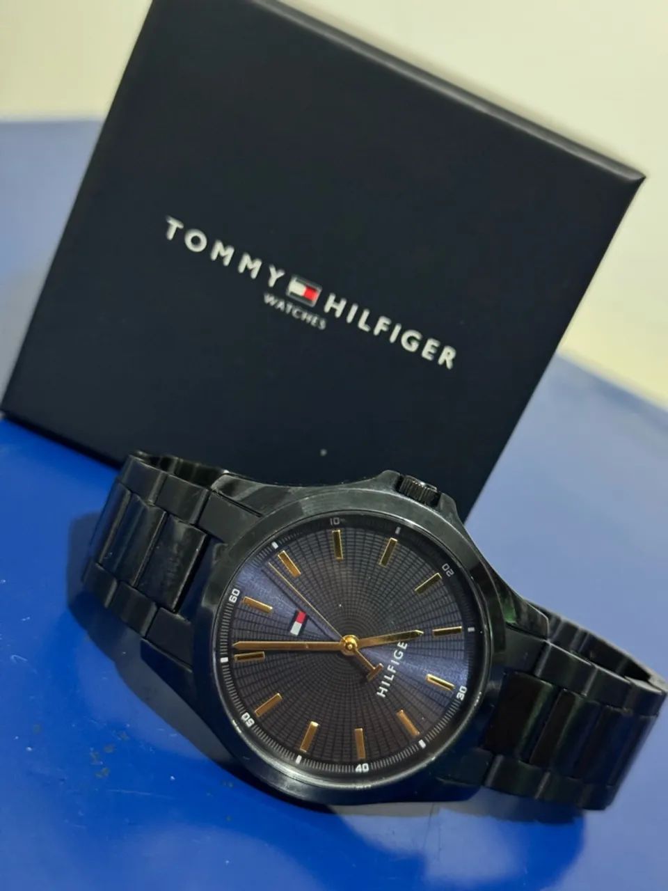 Relógio Tommy Hilfiger em Aço Azul