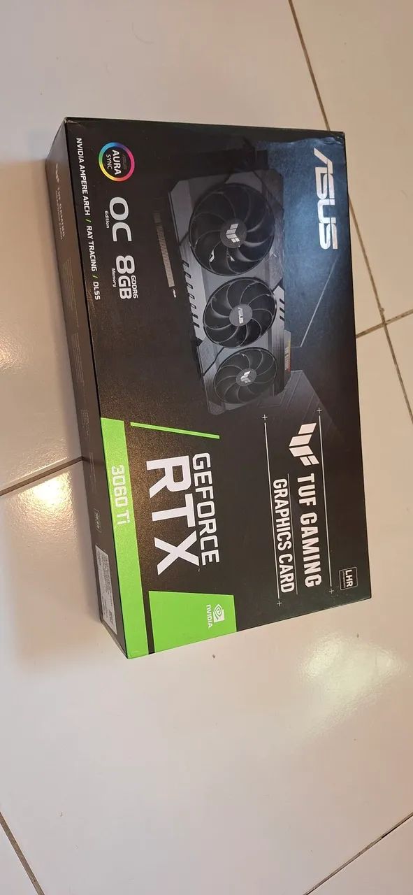 Rtx 3060 ti asus tuf OC mode 8gb - Foto 2