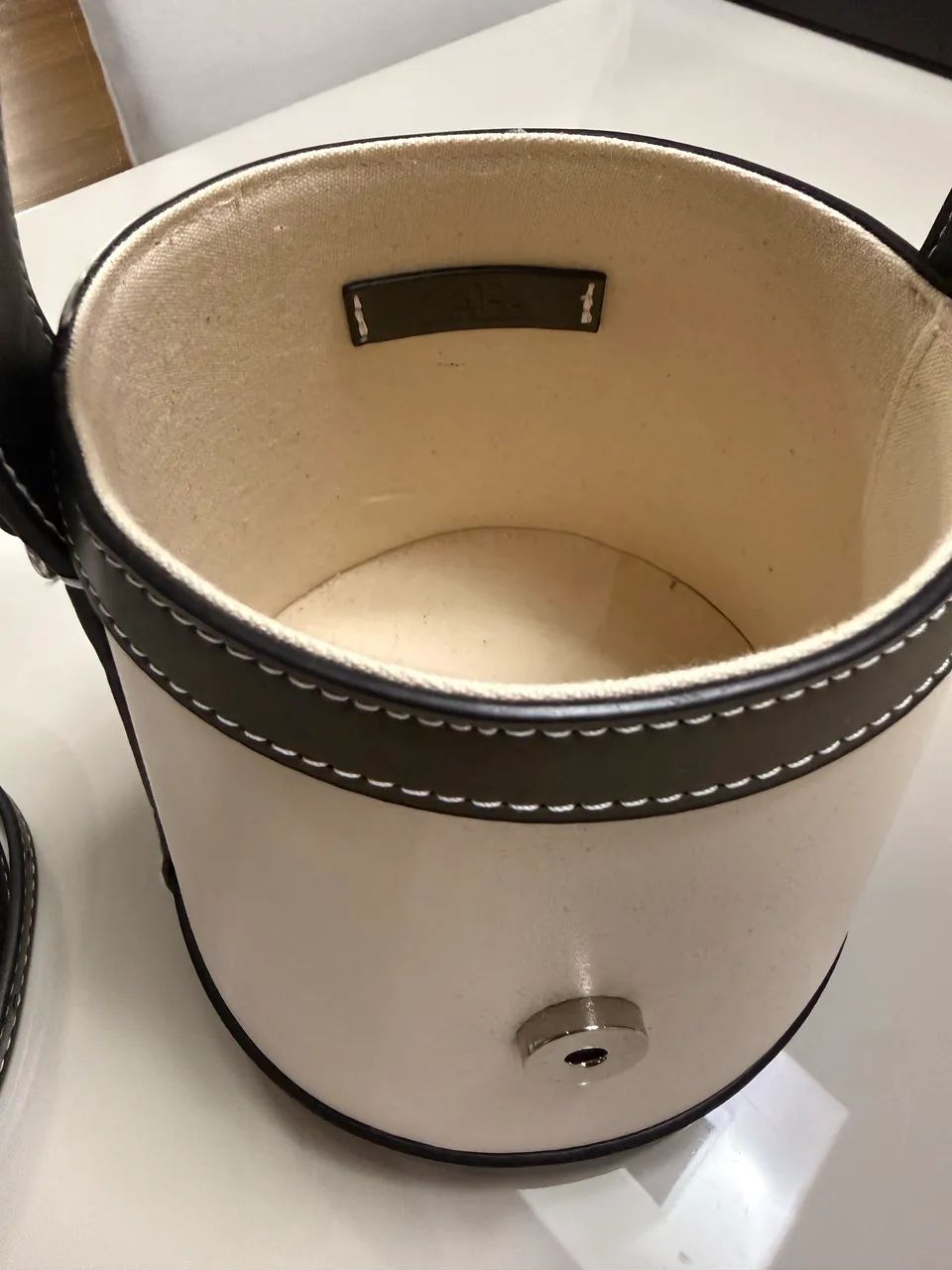 Bolsa caixa com fivela Zara - Foto 3