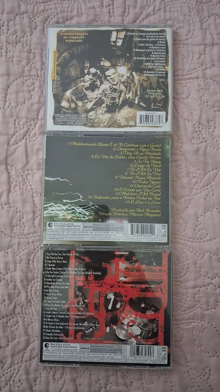 Três cd charlie brown jr  - Foto 3