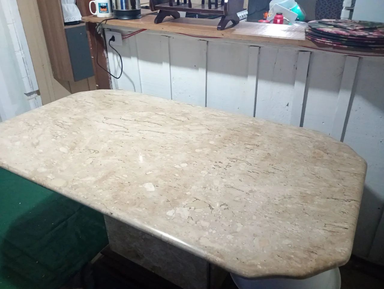 Mesa de Mármore Travertino - Foto 3