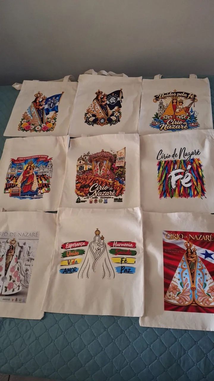 Bolsas de algodão crua 30x40 ecobag 