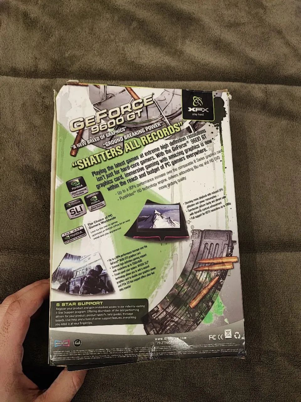Placa de Vídeo GeForce 9600GT 512mb - Foto 4