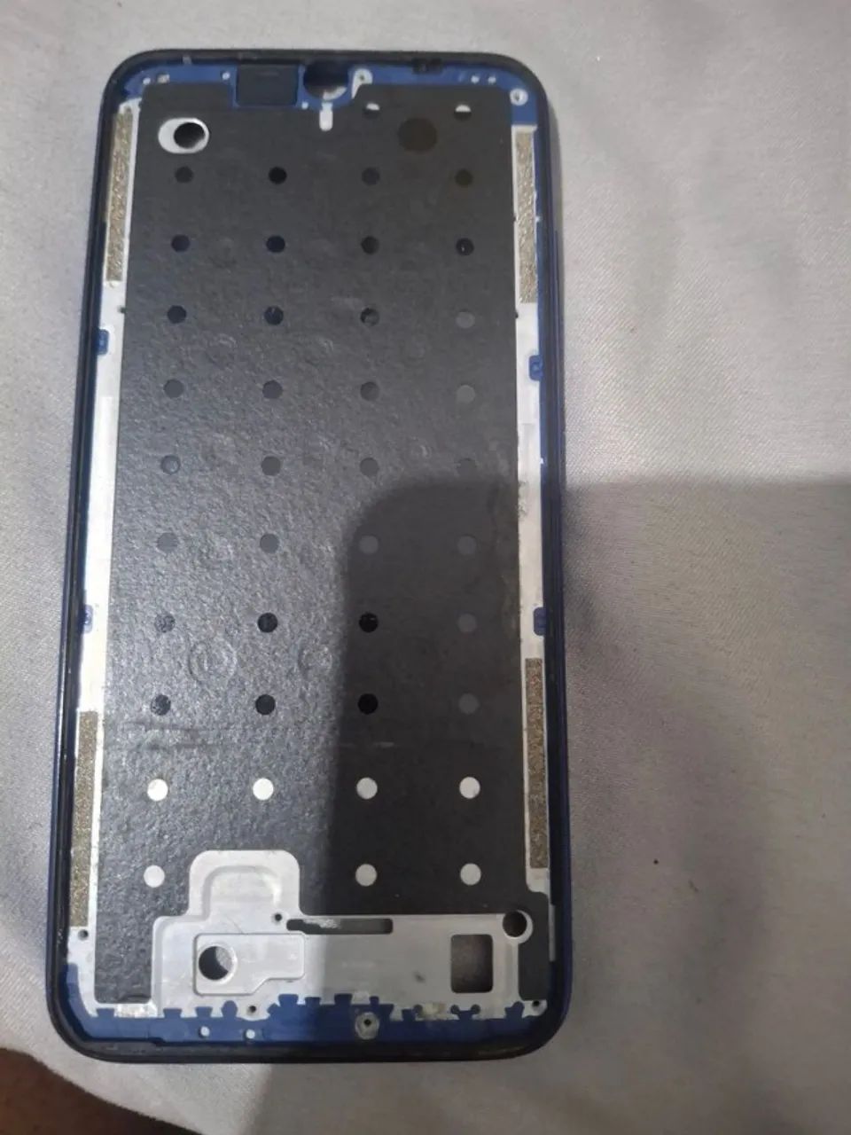 aro carcaça xiaomi redmi note 8 azul - Foto 2