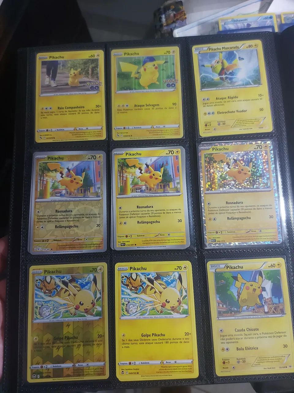 Coleção de Cartas Pokémon Pikachu Cartas Super Raras - Foto 3