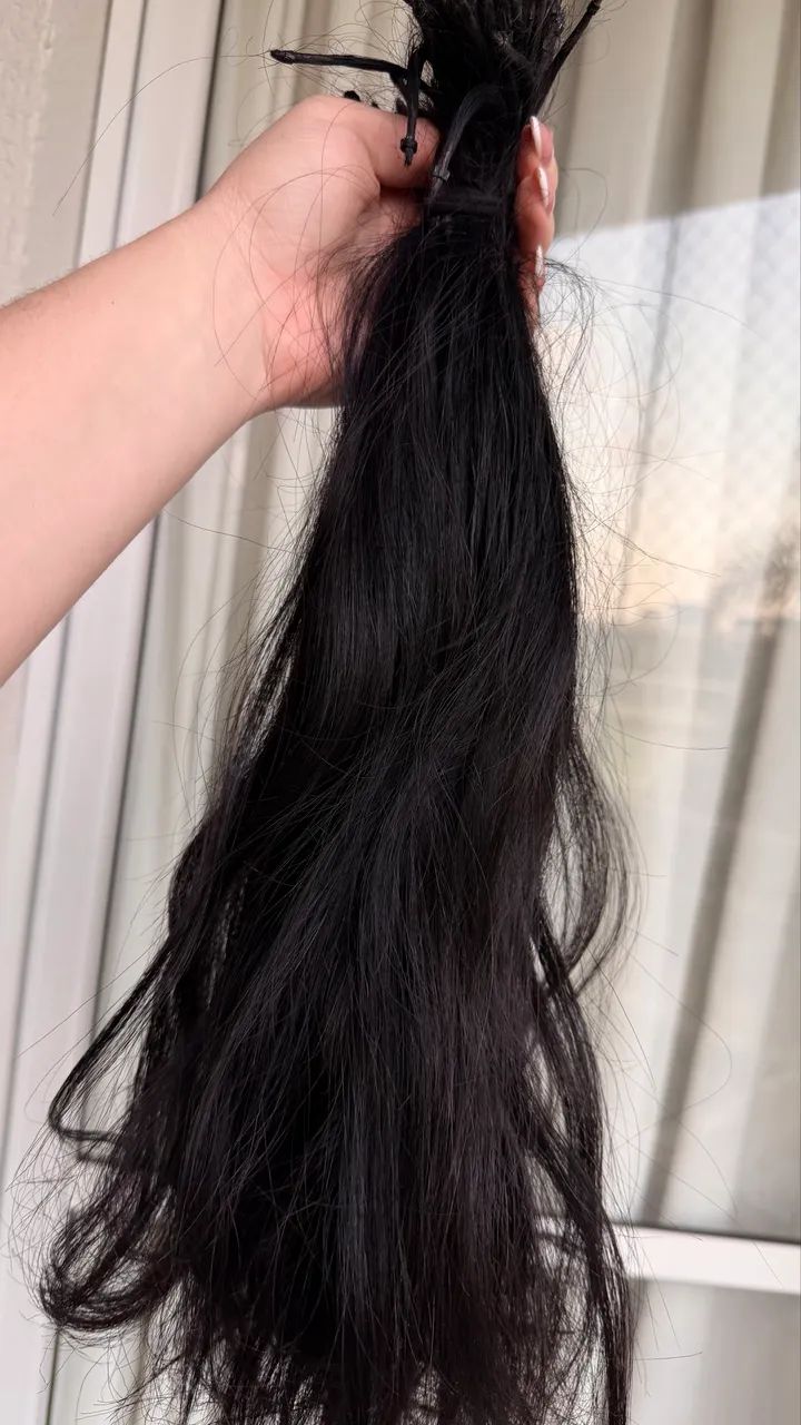 Cabelo Brasileiro 200gr 45 Cm  - Foto 4
