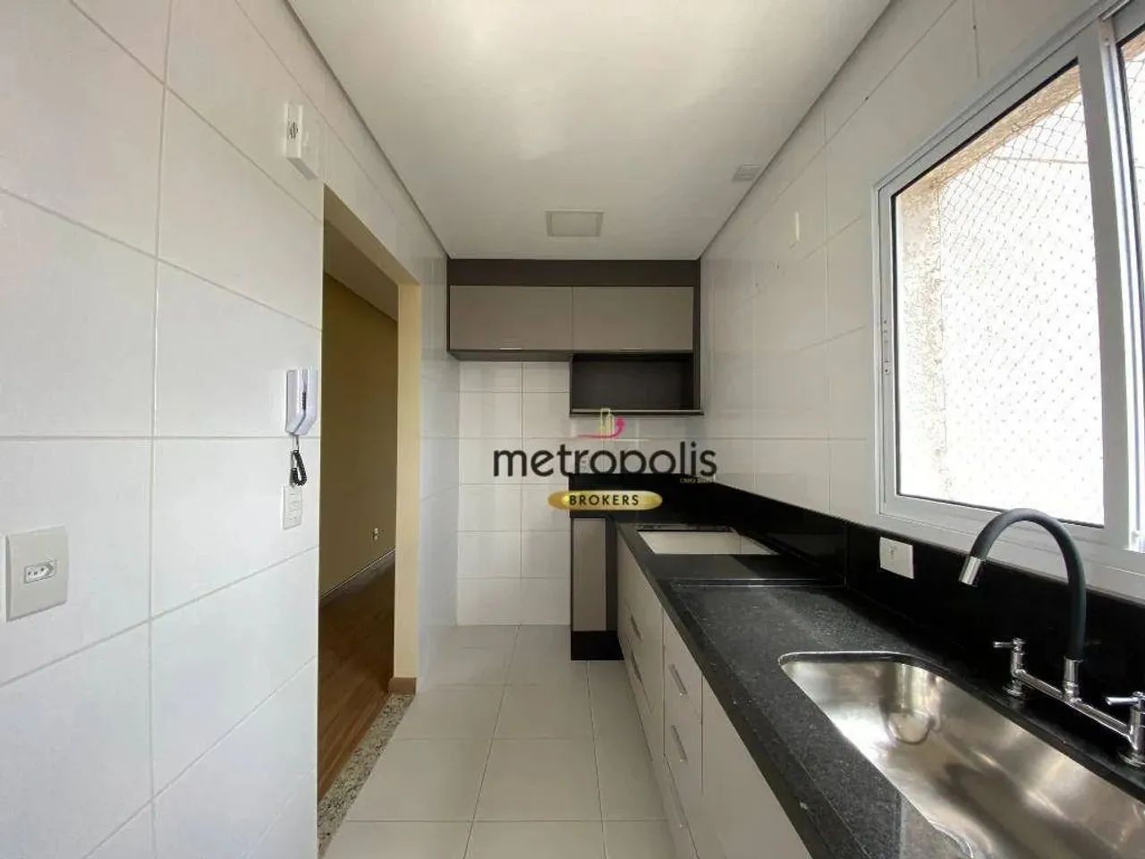 Apartamento com 2 dormitórios para alugar, 63 m² por R$ 3.995,31/mês - Campestre - Santo A - Foto 8