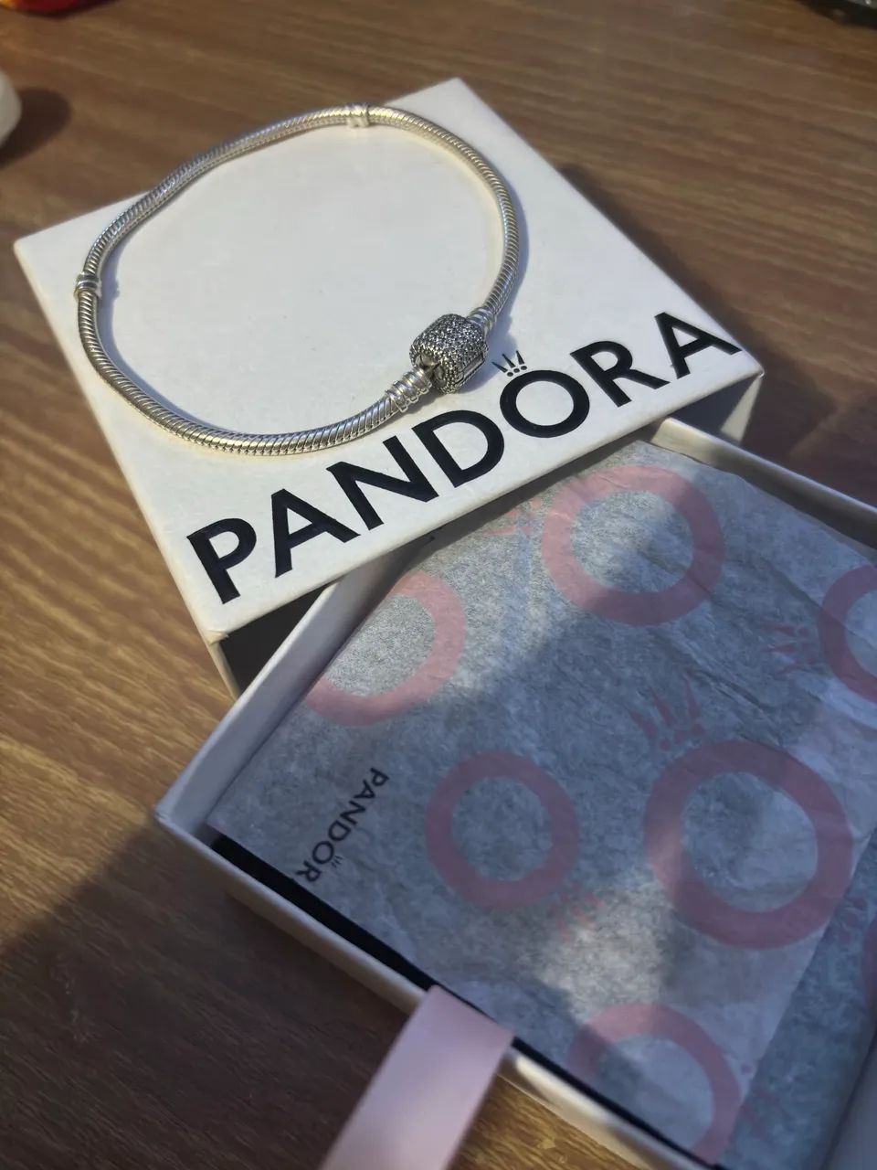 Pulseira Pandora 23cm - Foto 4
