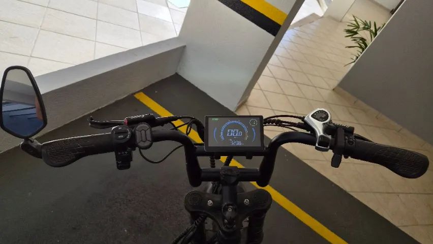 Bicicleta elétrica V8 com 2 baterias - Foto 4