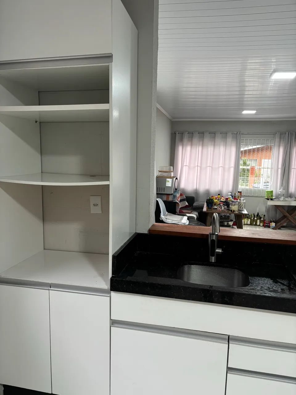 Balcão de Cozinha em granito, armário e cooktop - Foto 4