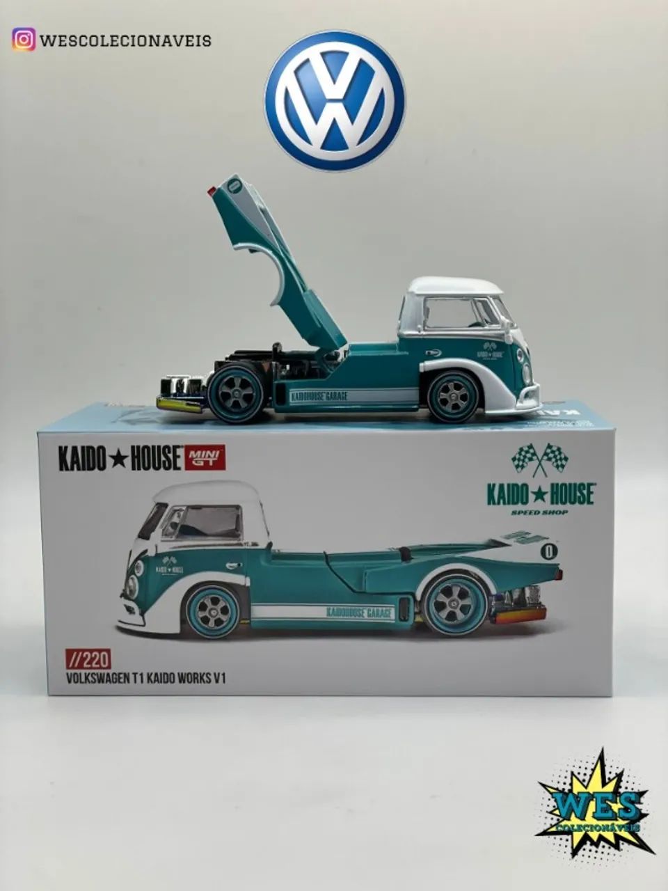 ミニカー KAIDO HOUSE MINI GT VW T1 KAIDO WORKS MiniGT Kaido House Volkswagen T1 (Kombi) - Brinquedos e Jogos