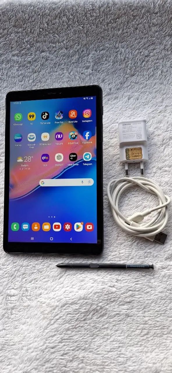 Tablet Samsung Tab A Com Caneta S Pen 8 polegadas Pega chip faz ligacao 32Gbs - Foto 2
